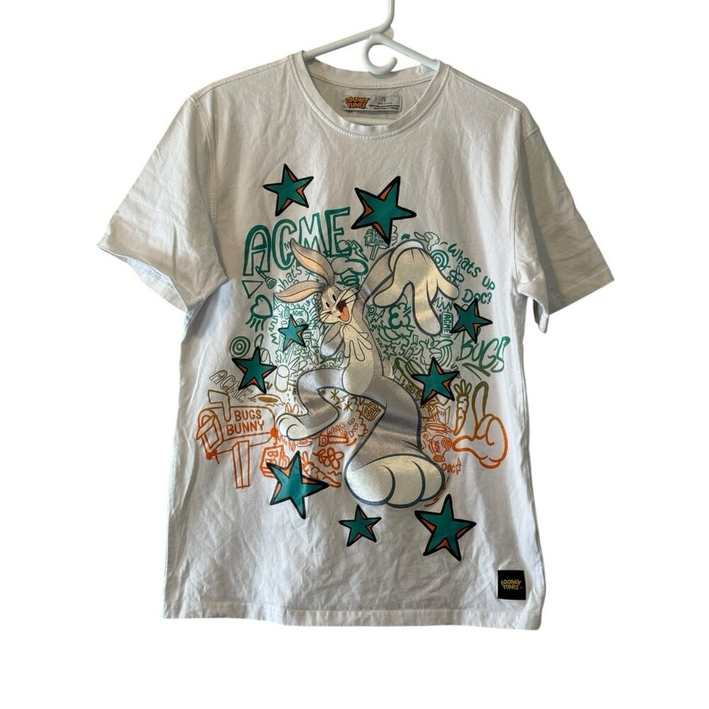 Looney Tunes Bugs Bunny Whats Up Doc T Shirt Size Large Cartoon Cotton